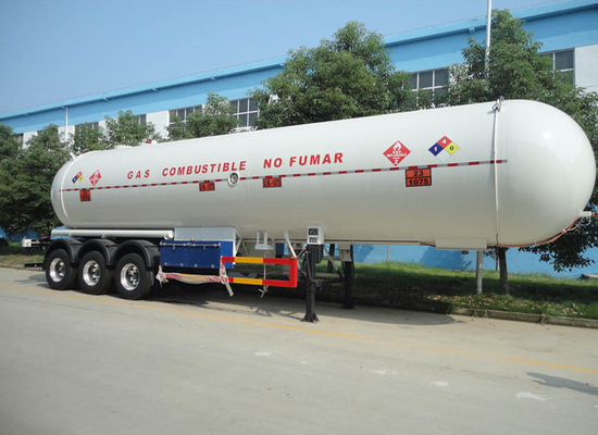 54M3 3 Axle Tanker Semi Trailer LPG Transport Propane Trailer