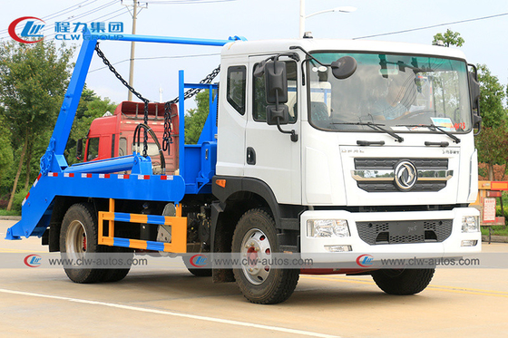 Sinotruk Howo 4x2 8-10CBM waste collection truck Skip Loader Swing Arm Garbage Truck